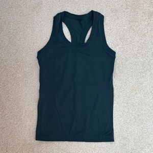 Athleta Momentum tank, XXS, Cypress green, NWOT